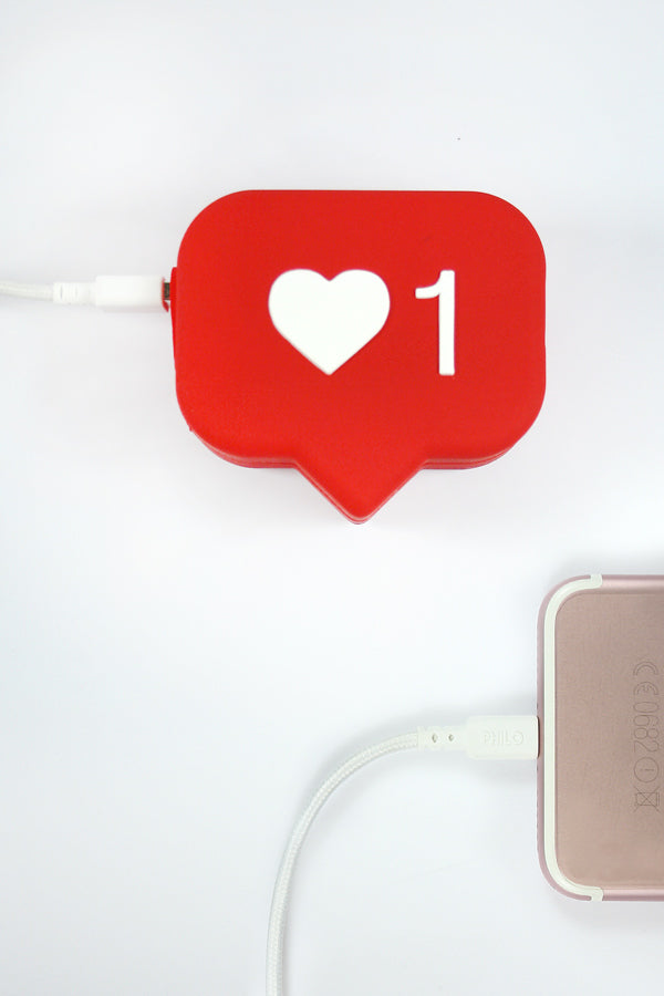 Powerbank Mojipower Like 1 da 2600mAh - Notifica Social