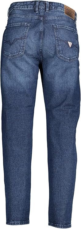 Jeans Uomo in Denim Blu con Lavaggio Leggero