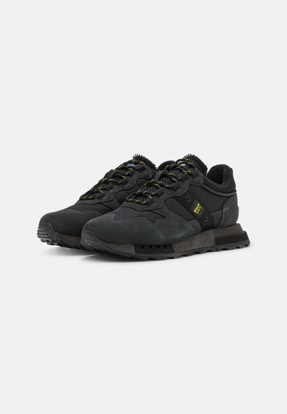 Sneakers "Heron" Uomo Beige con Dettagli a Contrasto