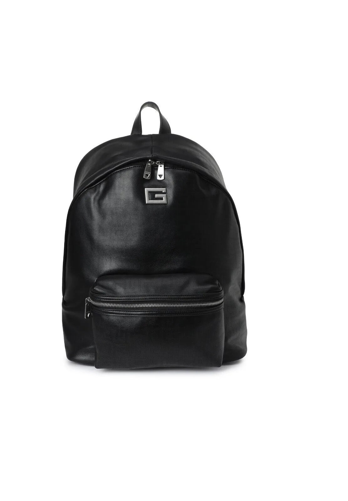 Zaino Guess nero con logo G frontale
