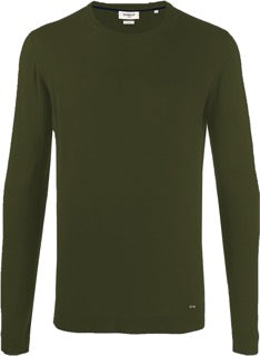 Maglia verde militare in Misto Viscosa Silk Touch
