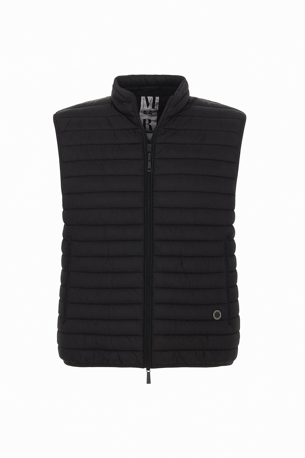 Gilet trapuntato in nylon leggero nero