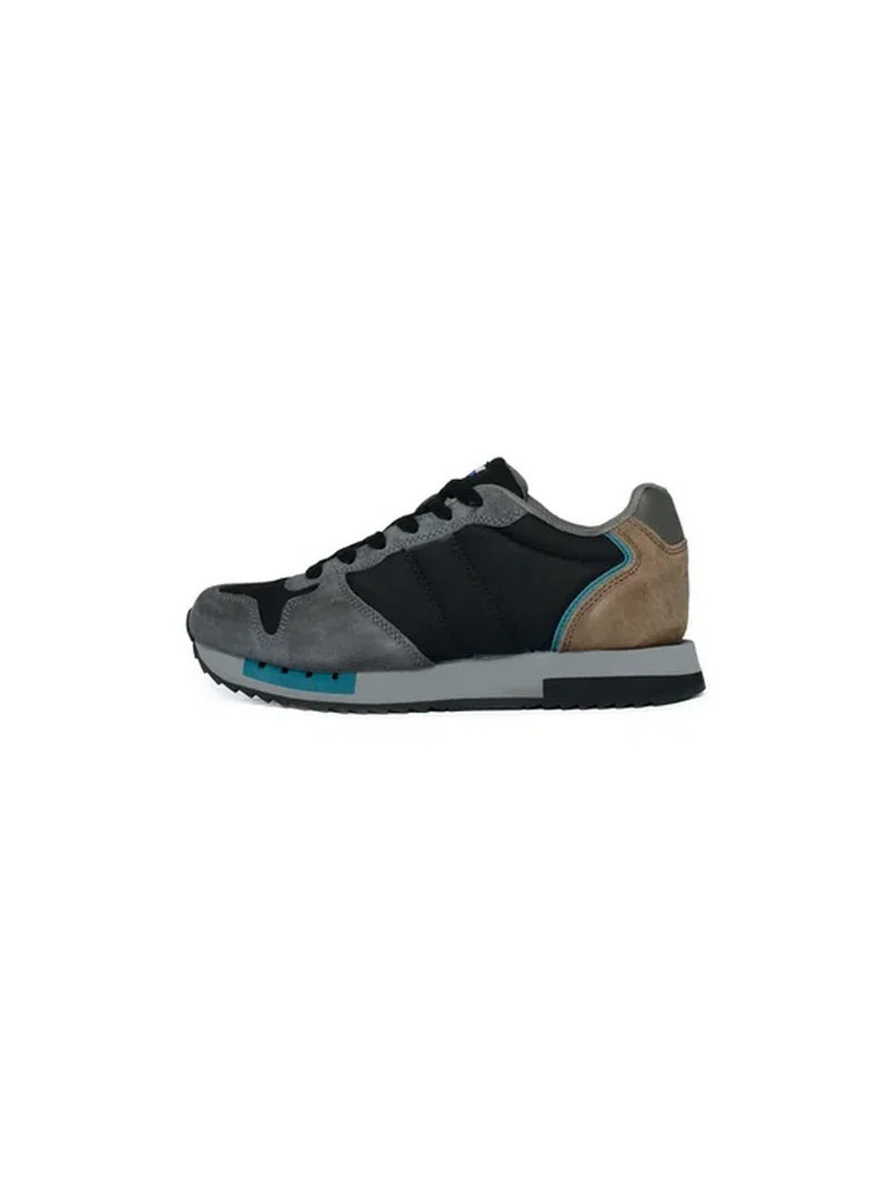 Sneakers Blauer Verde Militare con Dettagli Grigi e Marroni