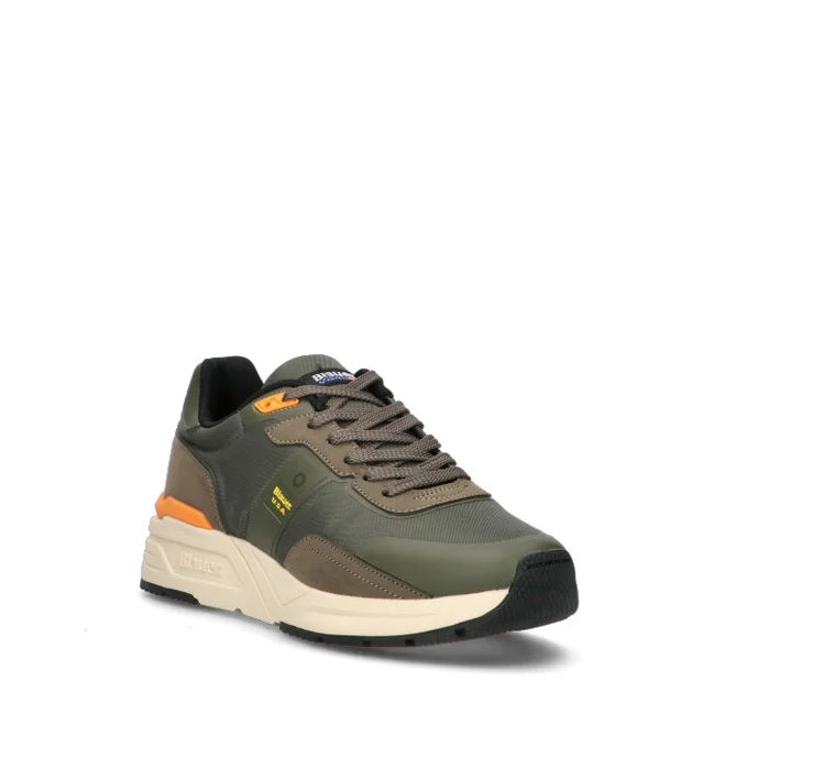 Sneakers Uomo "Ray03/Cormil" Militari in Tessuto e Materiale Sintetico