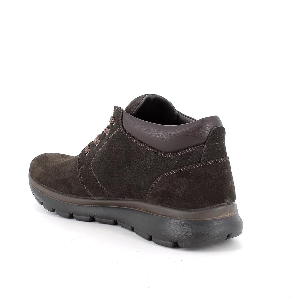 Polacchine caffè in pelle scamosciata GORE-TEX con memory foam
