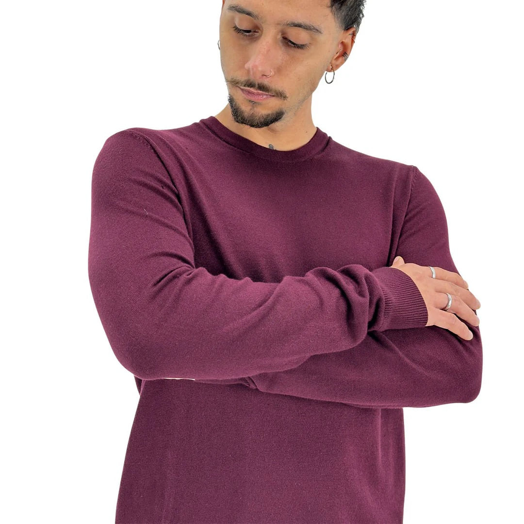 Maglia Bordeaux in Misto Viscosa Silk Touch