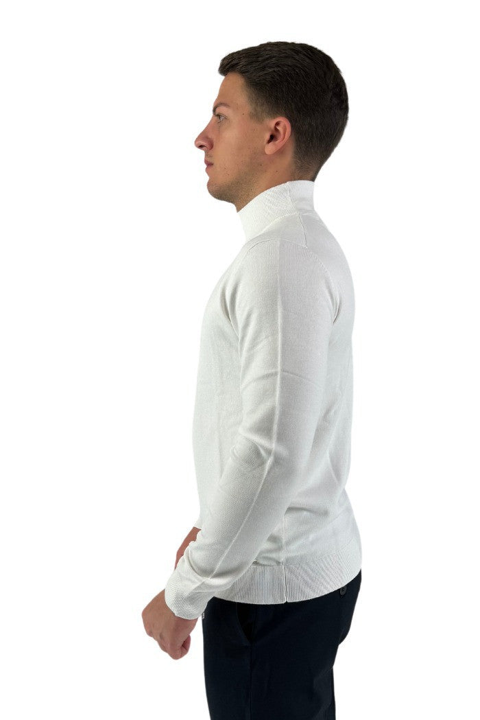 Lupetto bianco finezza 12 in viscose blend