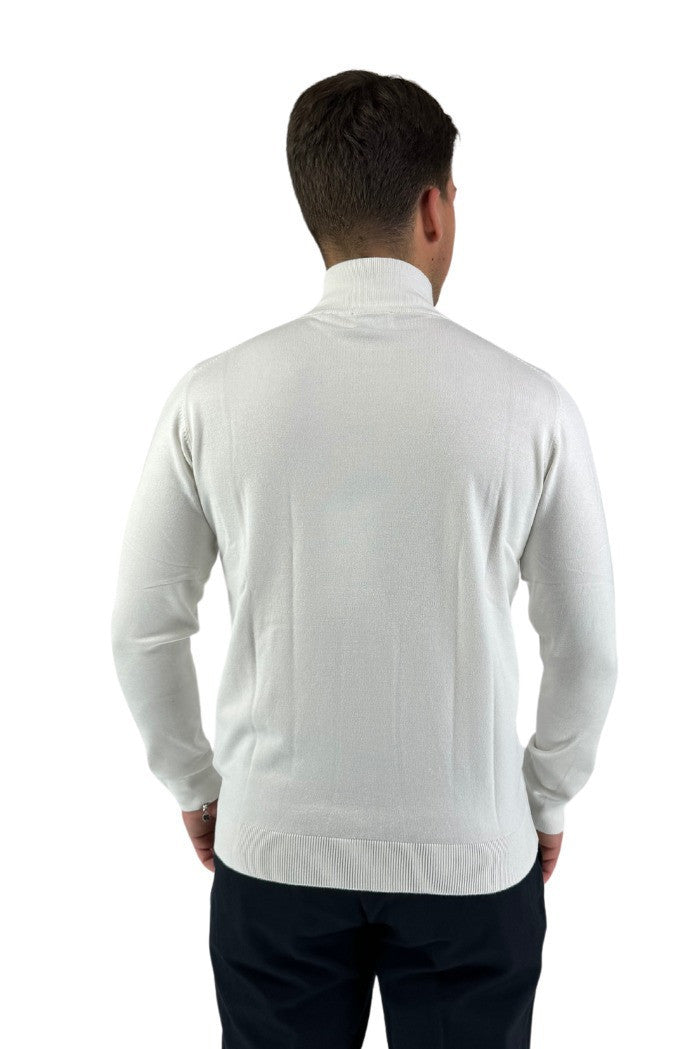 Lupetto bianco finezza 12 in viscose blend