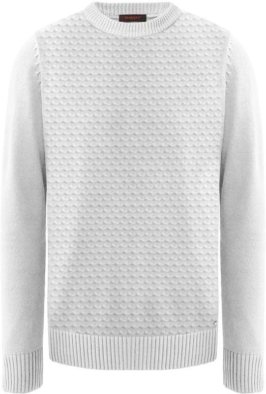 Maglione Latte Girocollo Intrecciato