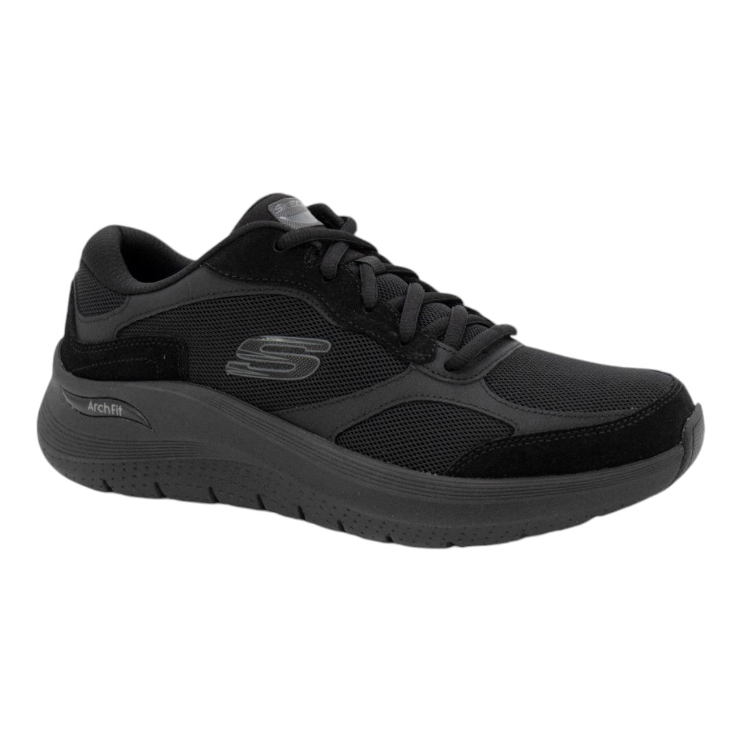 Sneakers "Arch Fit 2.0 - The Keep" Nere con Dettagli in Pelle