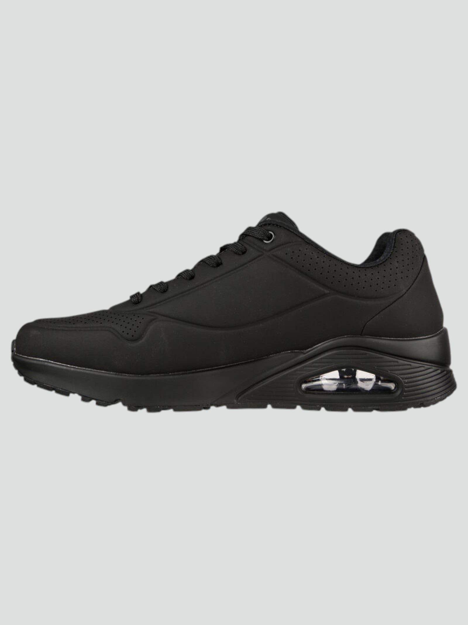 Sneakers "Uno - Stand On Air" Nere con Ammortizzazione Skech-Air®
