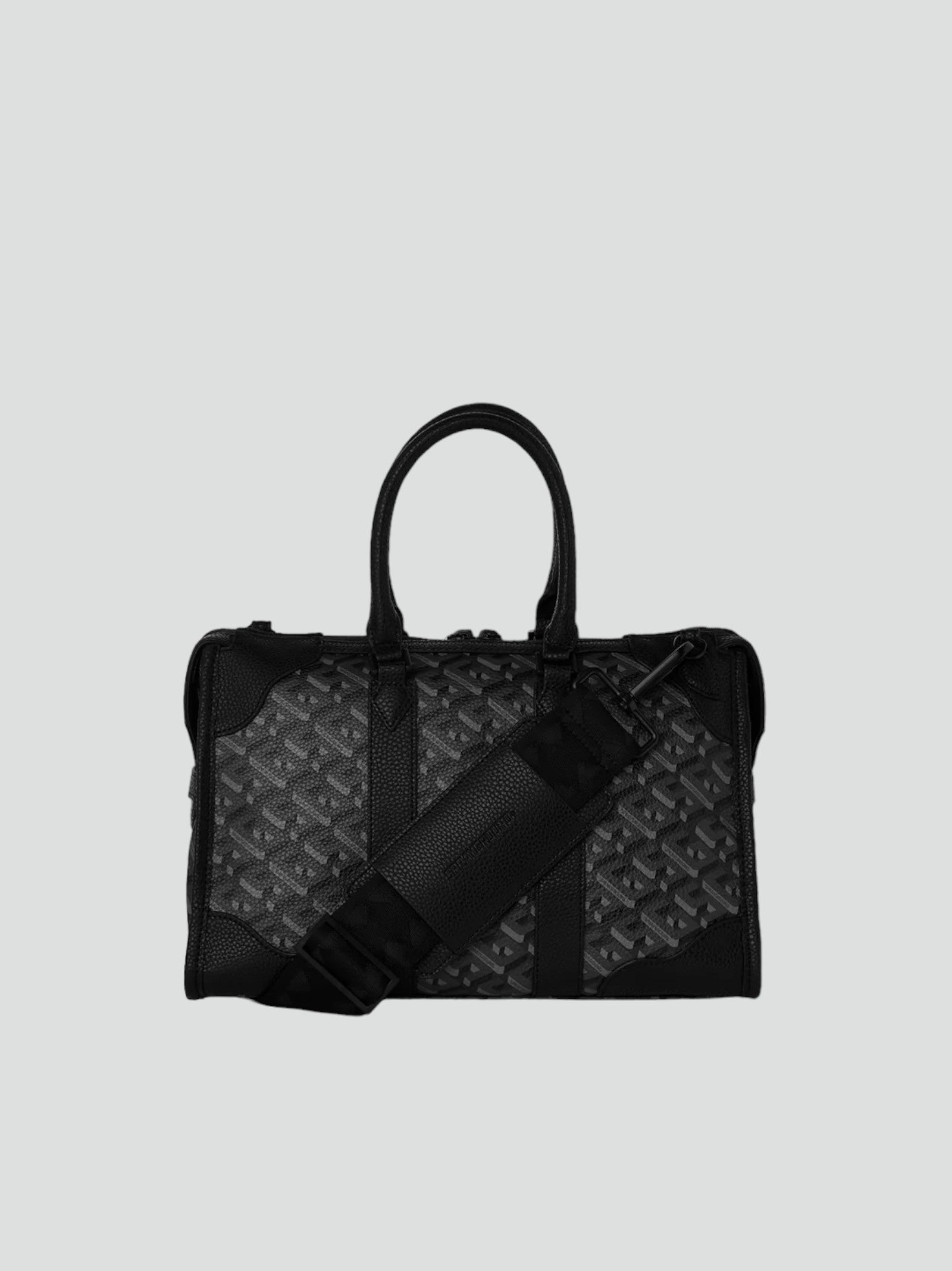 Borsa Mini Duffle Bag "3DSG Thunderclap Pyramid" Nera con Tracolla