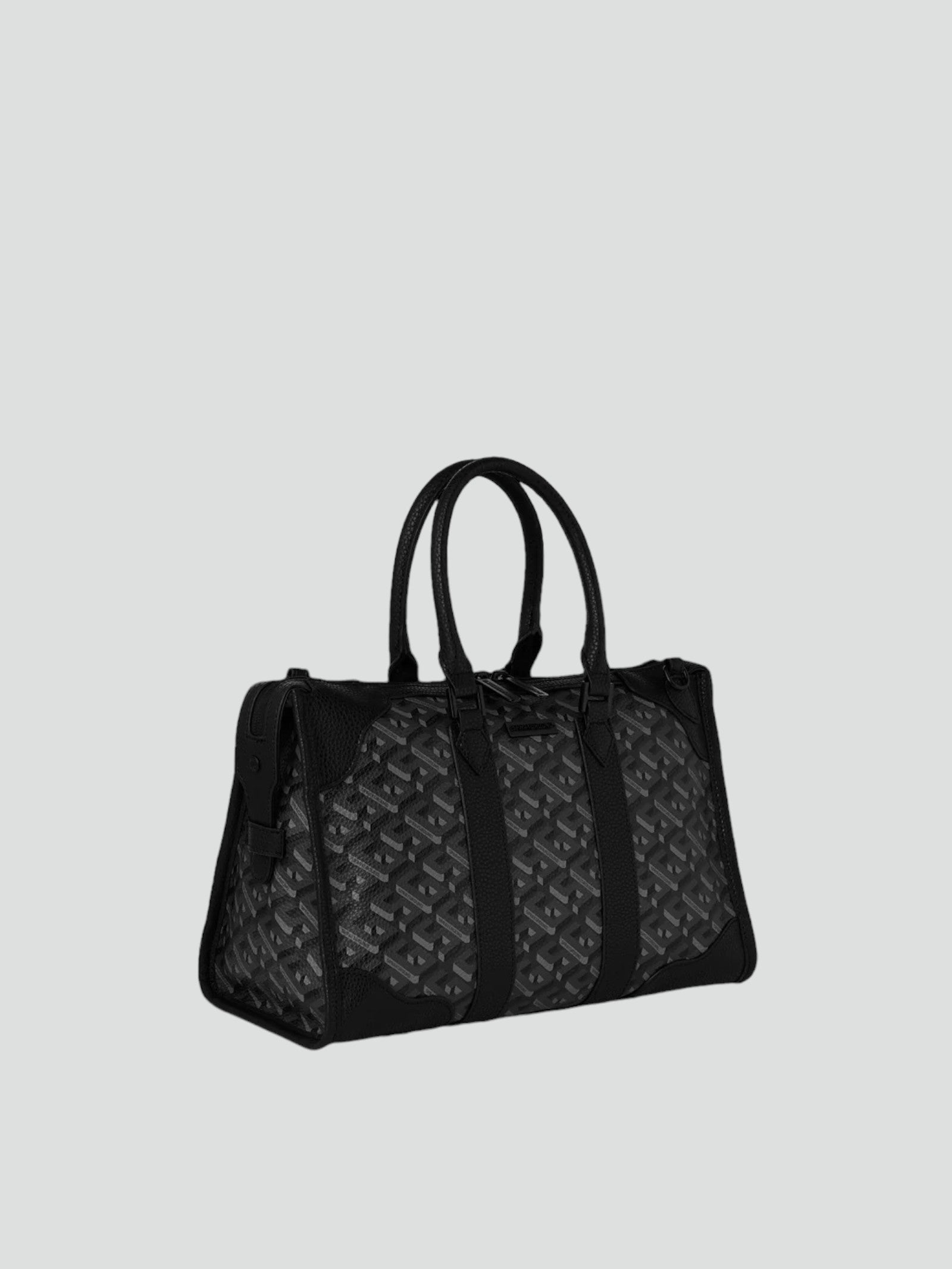 Borsa Mini Duffle Bag "3DSG Thunderclap Pyramid" Nera con Tracolla