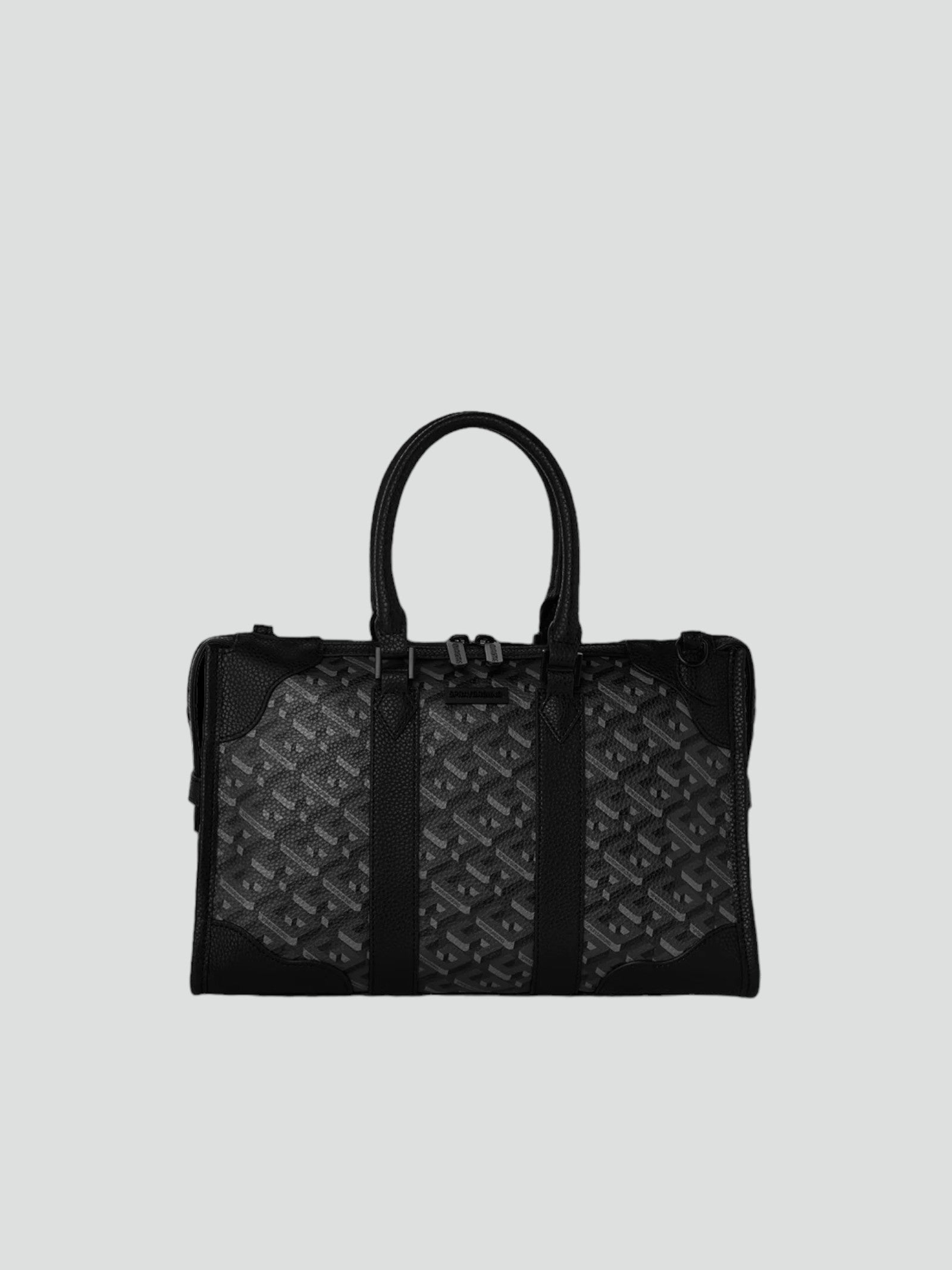 Borsa Mini Duffle Bag "3DSG Thunderclap Pyramid" Nera con Tracolla