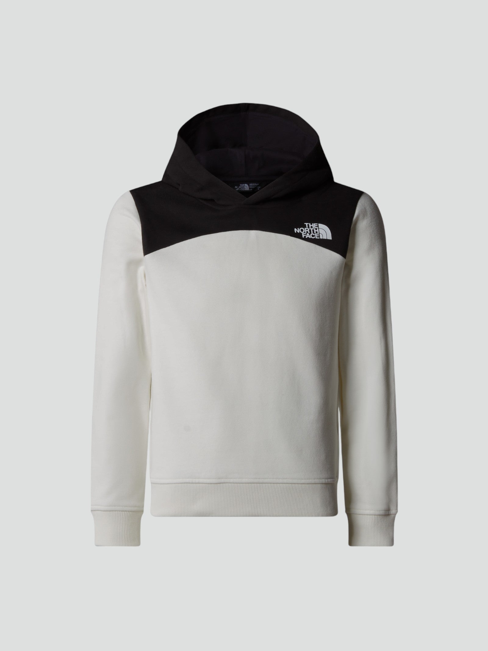 Felpa The North Face Nero e bianco con Cappuccio in Jersey