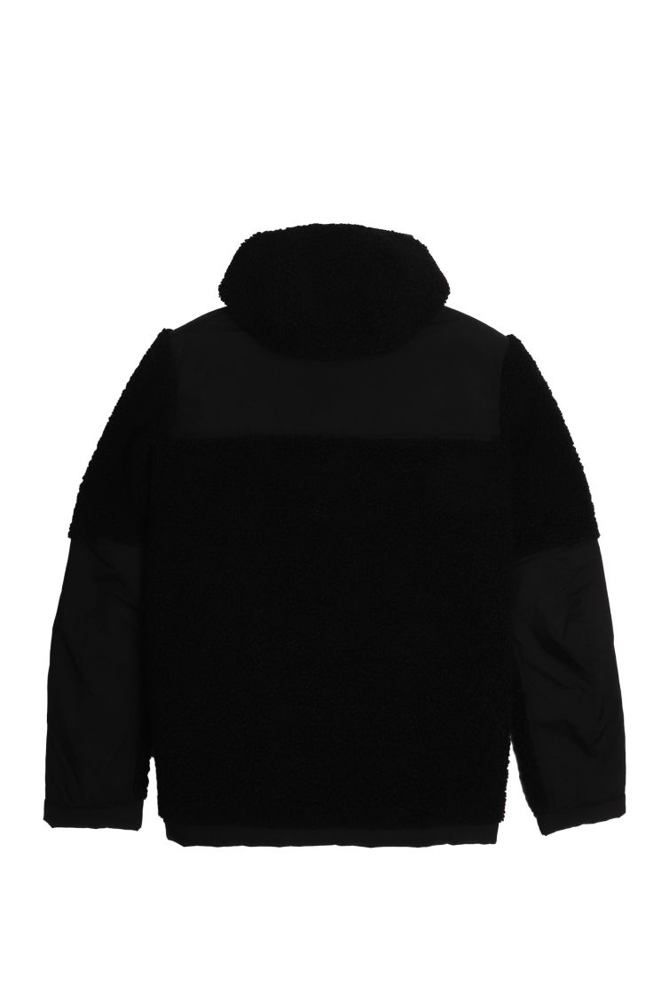 Piumino uomo "Wilcock" Nero con Cappuccio e Tasche Multiple
