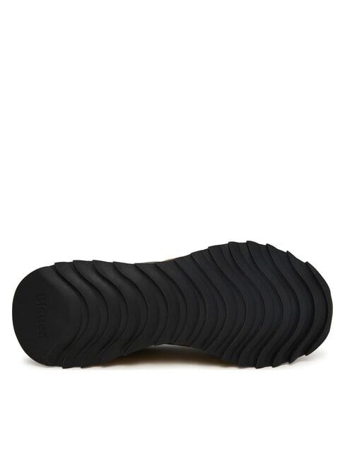 Sneakers "Ryder01" Verde Militare e Blu in Camoscio ed Ecopelle