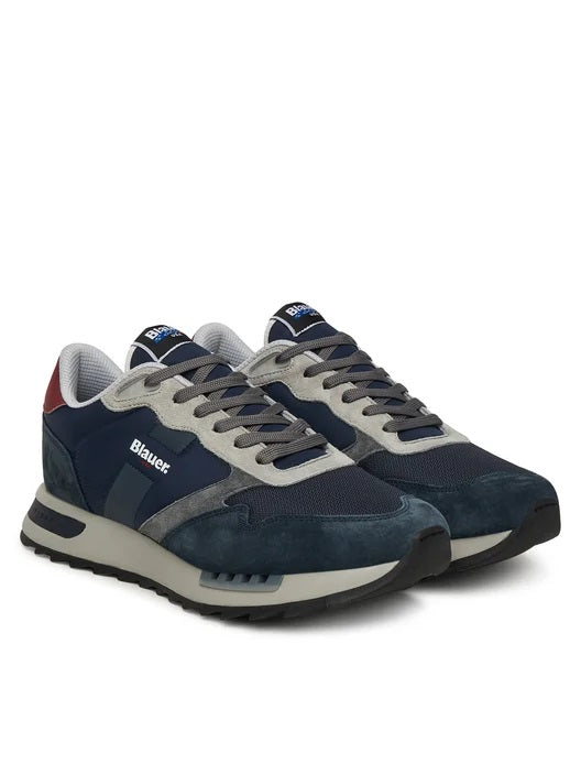Sneakers "Ryder01" in Pelle Suede e Cordura con Suola Antiscivolo