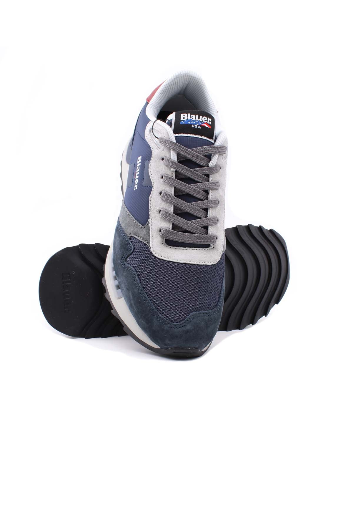 Sneakers "Ryder01" in Pelle Suede e Cordura con Suola Antiscivolo