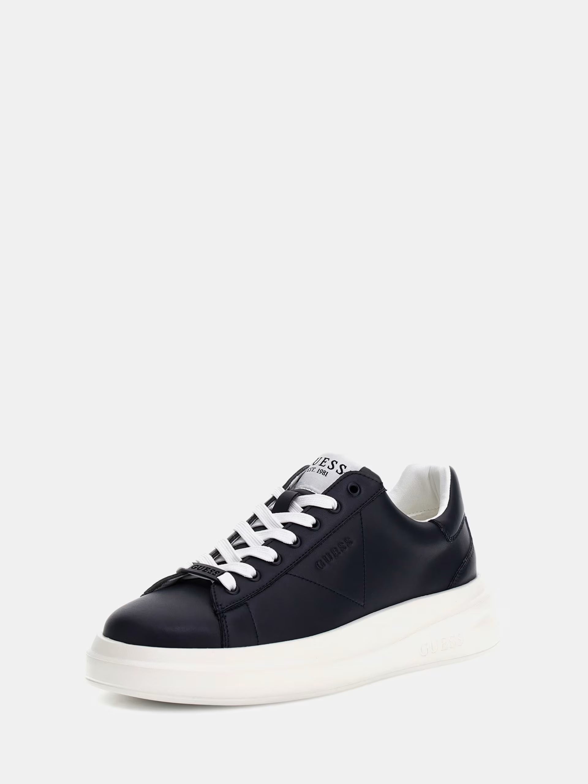Sneaker "Elba" Blu in Pelle con Suola Platform bianca