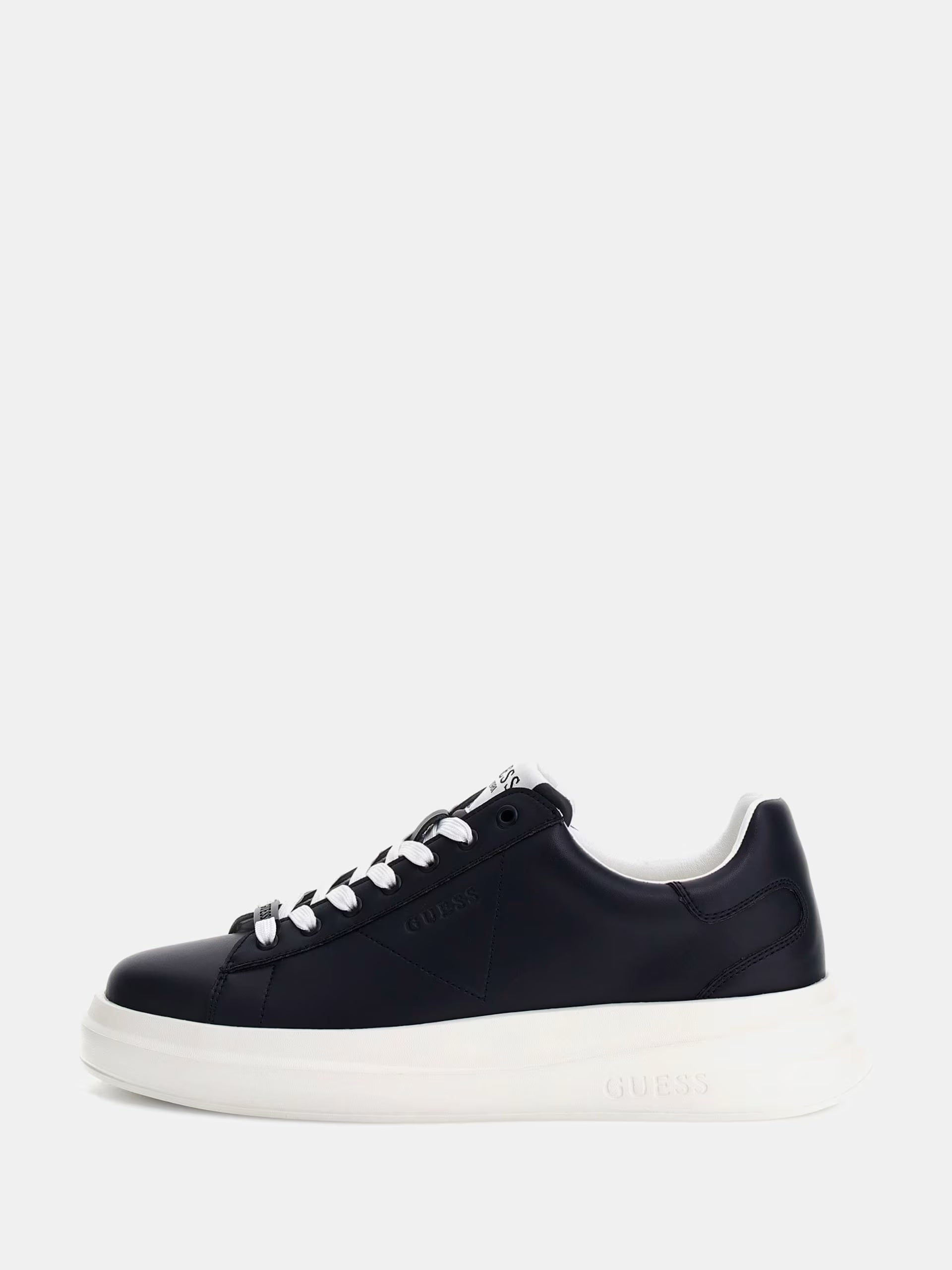 Sneaker "Elba" Blu in Pelle con Suola Platform bianca