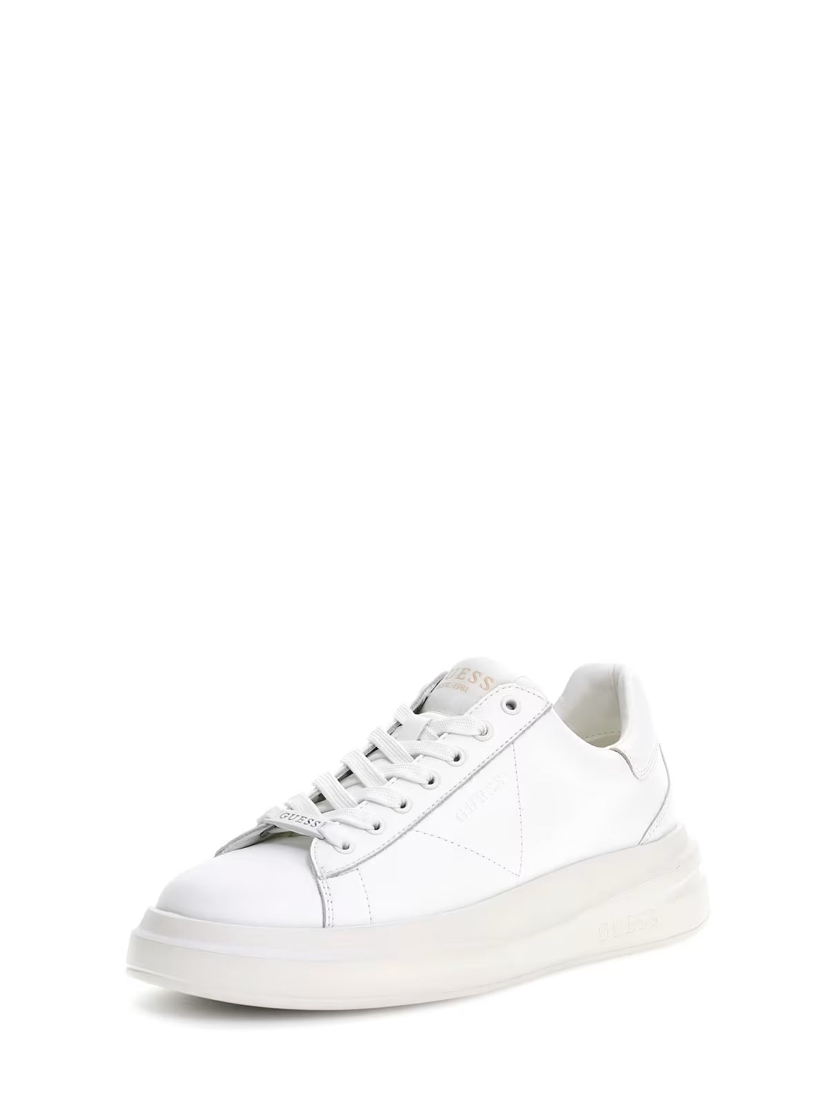 Sneaker "Elba" bianche in Pelle con Suola Platform