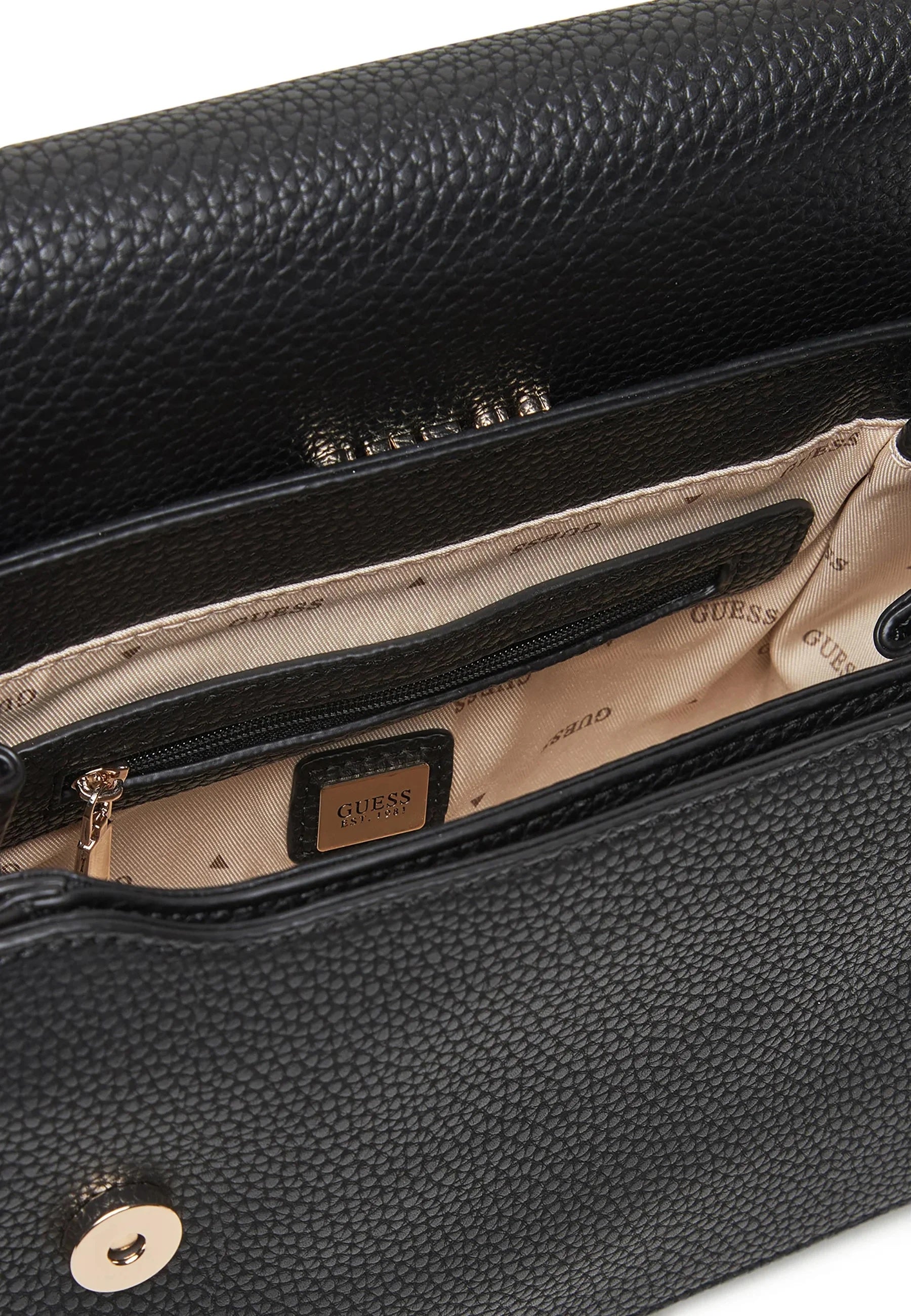 Borsa a Tracolla "Calista Convertible Xbody" Nera in con Catena Oro