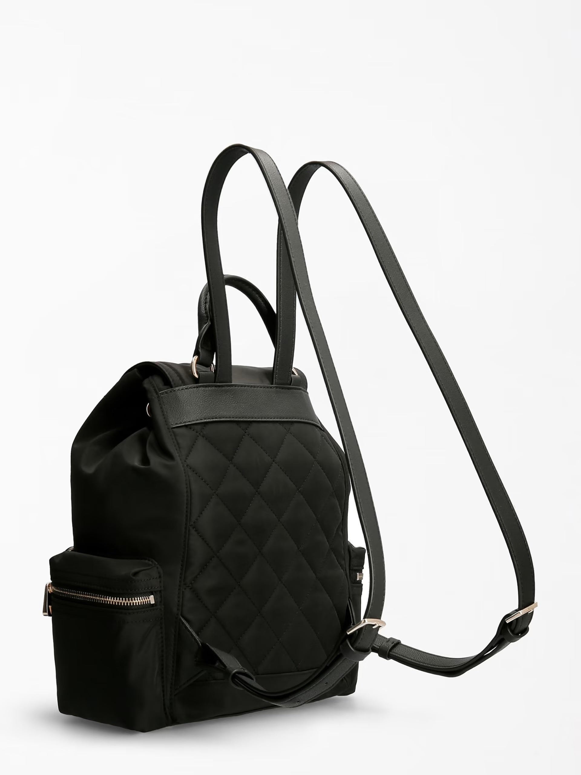 Zaino "Eco Gemma" Nero in Materiale Riciclato con Coulisse