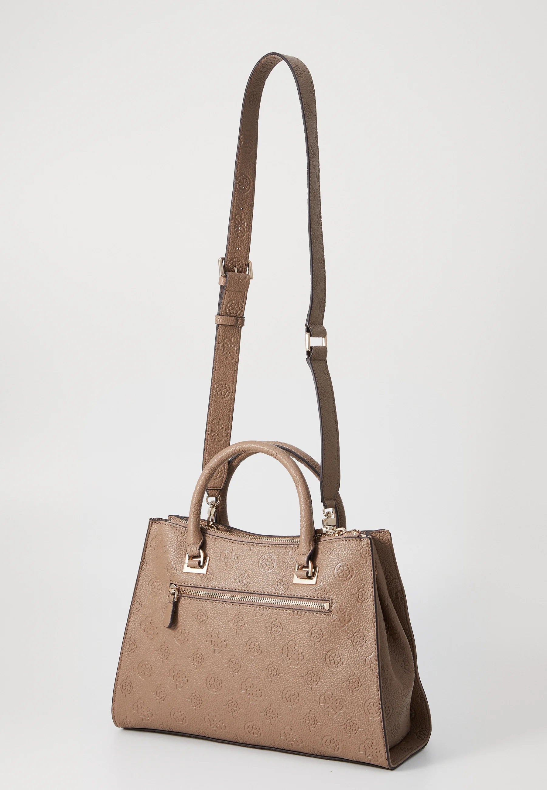 Borsa "Cresidia II Society Satchel" dark taupe con Logo Monogram 4G