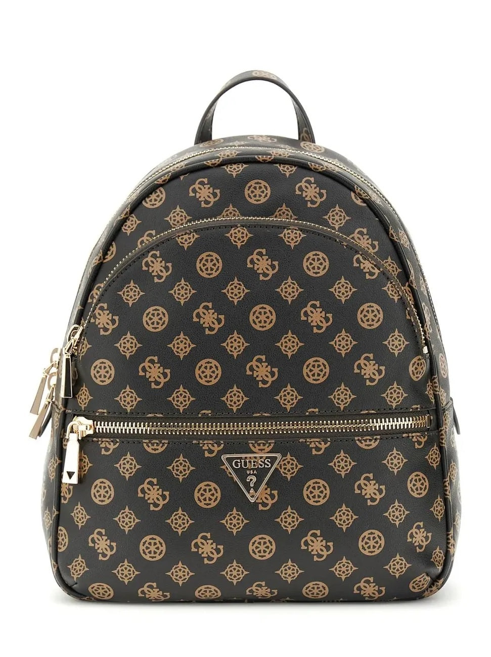 Zaino "Manhattan II Large Backpack" Mocha in Simil Pelle
