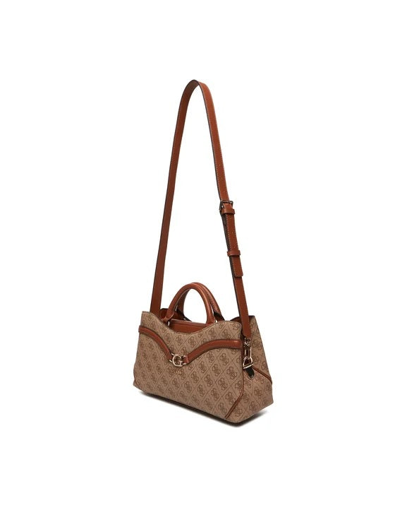 Borsa a Mano "Dea Girlfriend Satchel" Latte con Monogram e Tracolla