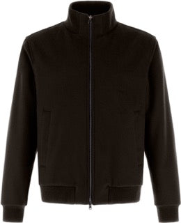Giubbino Baracuta color moro in panno leggero