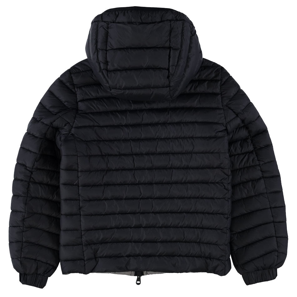 Piumino Bambino Nero con Cappuccio Refrigiwear