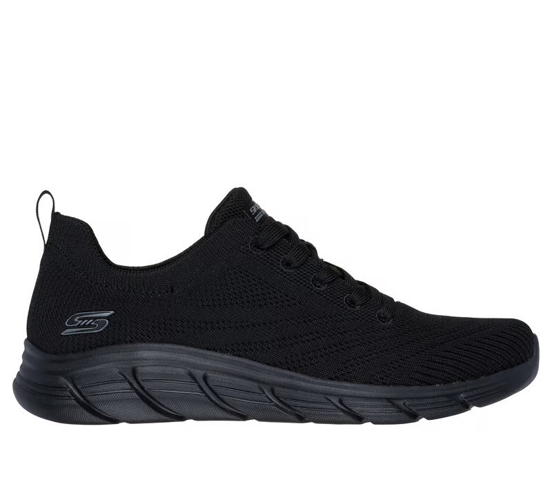 Sneakers "B Flex Lo - Graceful Stride" nere con tomaia in maglia