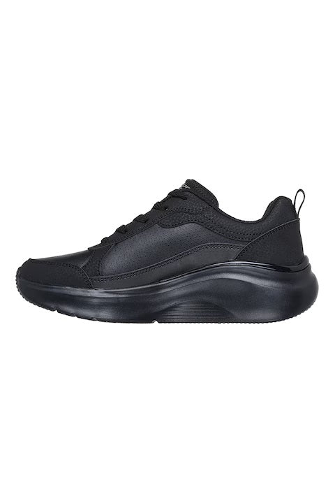 Sneakers "BOBS B Love" Nere in Ecopelle con Suola Alta