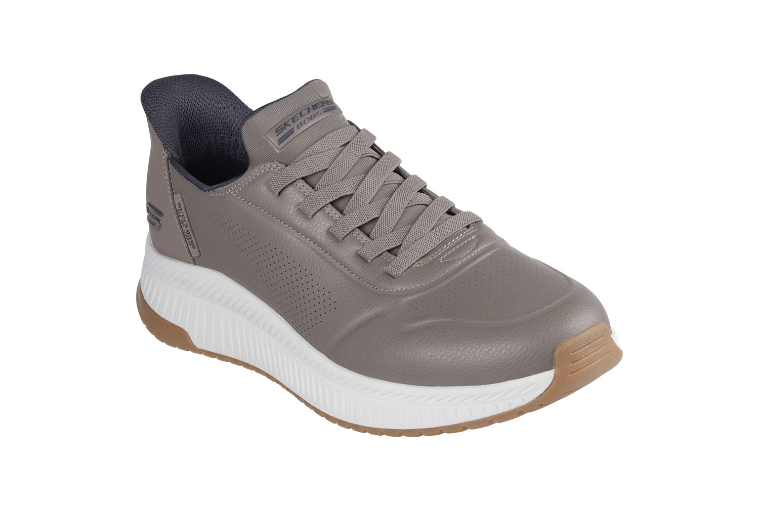 Sneakers "BOBS Squad 4 Direct Step" color tortora con Memory Foam