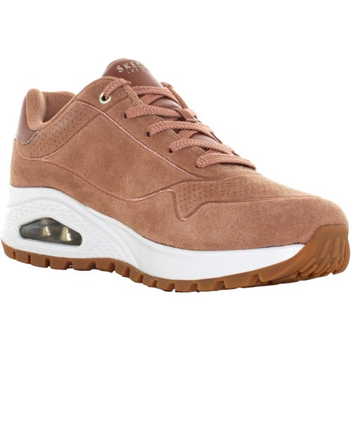 Sneakers "Uno Rugged Chillproof" nocciola in Pelle Scamosciata