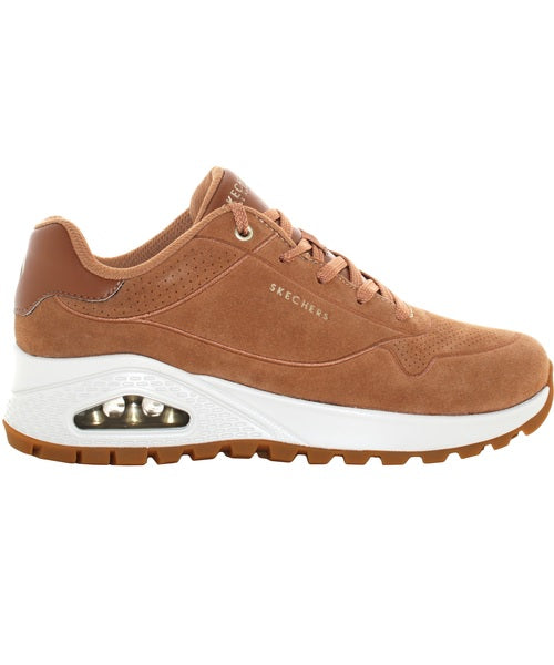 Sneakers "Uno Rugged Chillproof" nocciola in Pelle Scamosciata