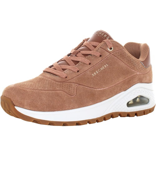 Sneakers "Uno Rugged Chillproof" nocciola in Pelle Scamosciata
