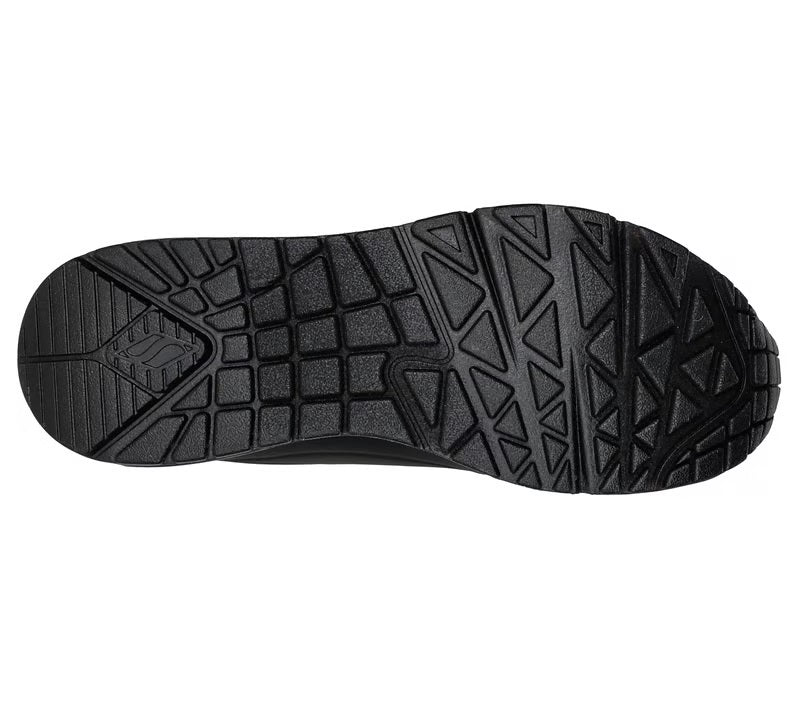 Sneakers "Uno Golden Air" nere con suola Skech-Air®