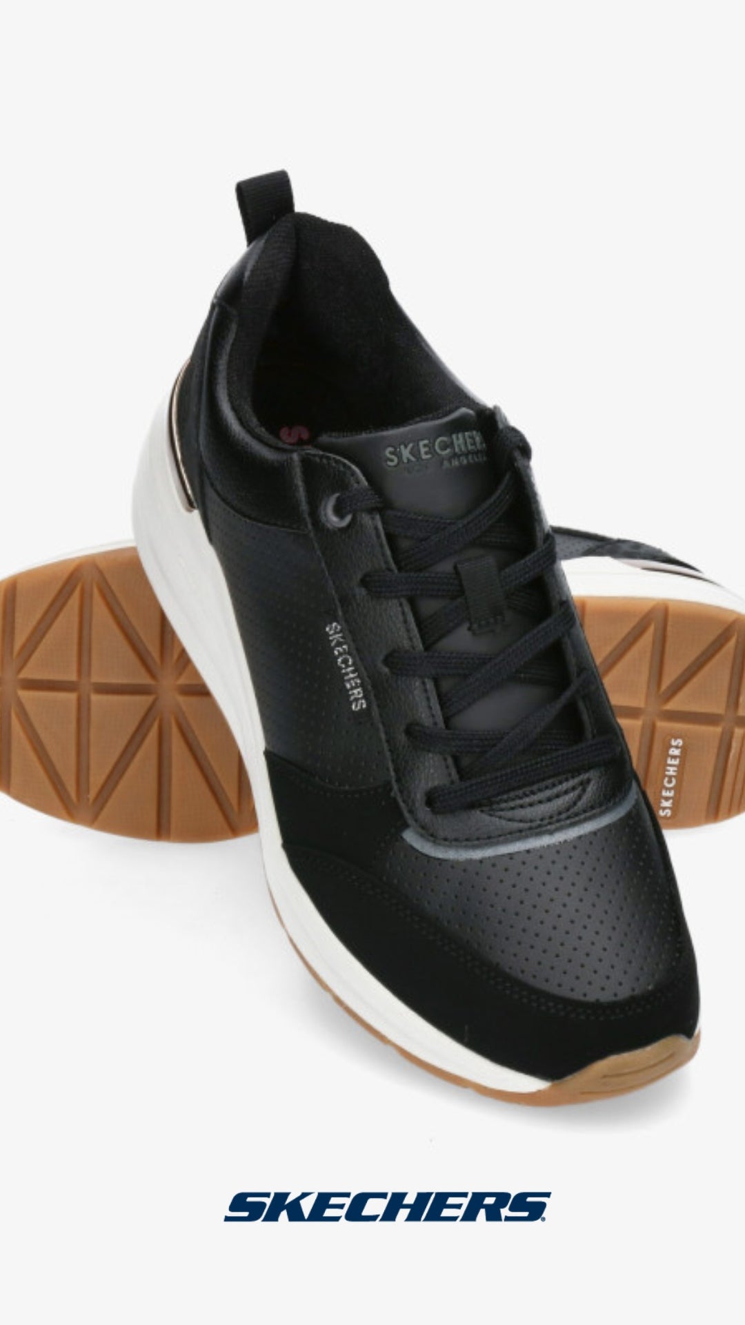 Sneakers vegan "Billion 2 Pretty N Plush" Nere