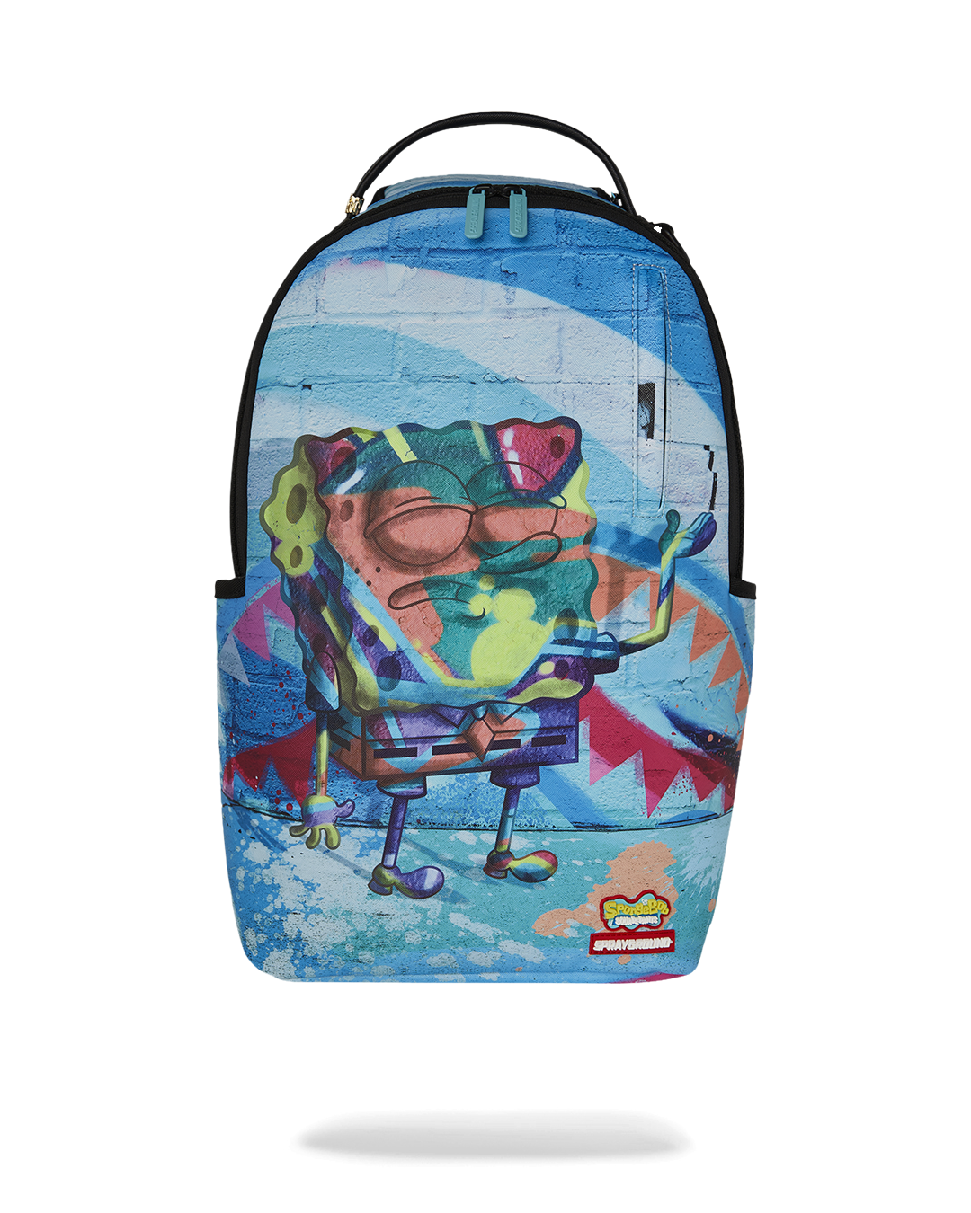 zaino painted spongebob