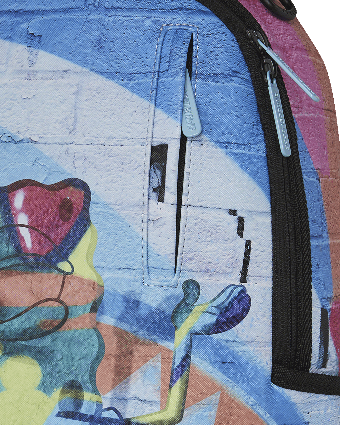 zaino painted spongebob