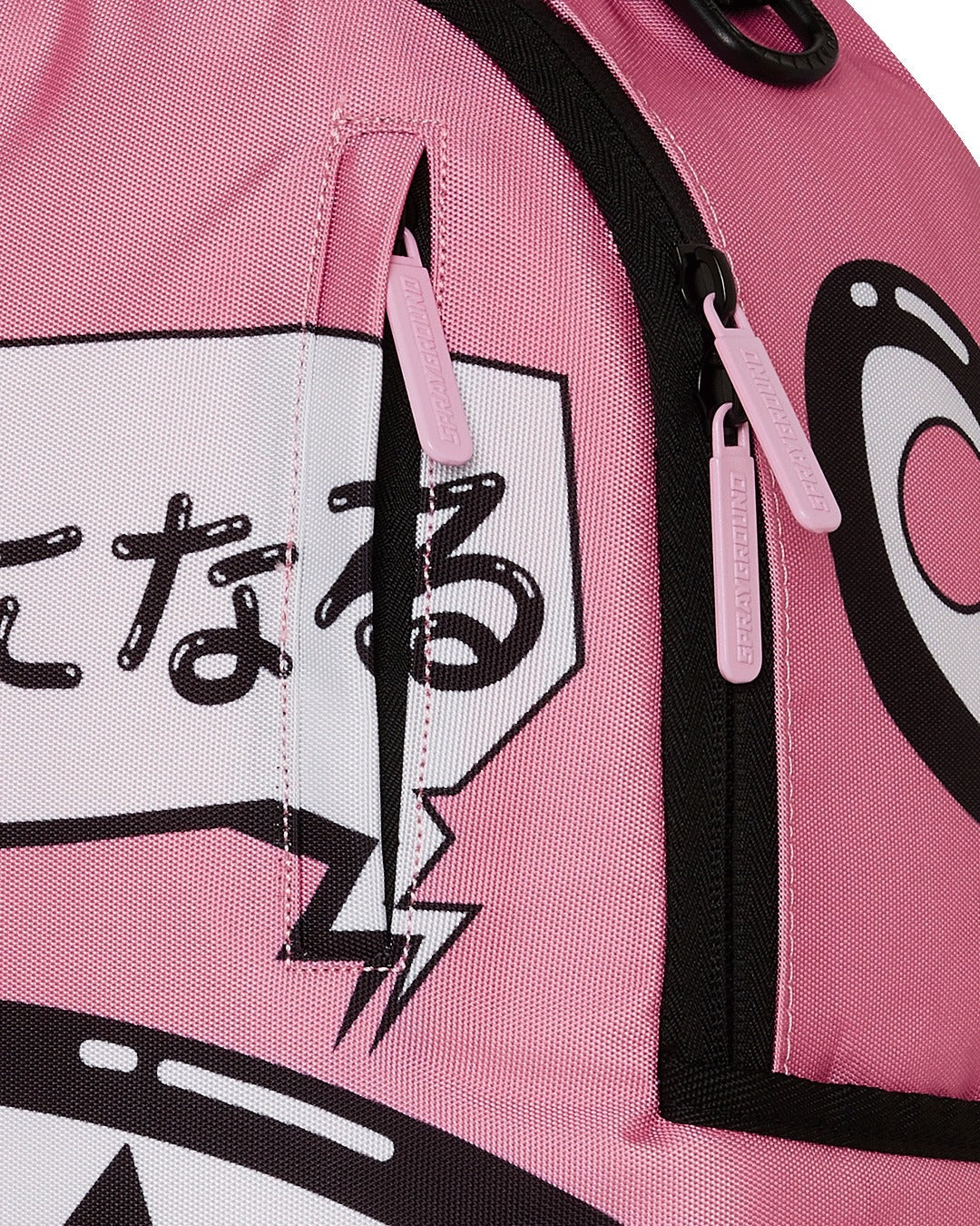 Zaino "Sakura Street Pink Bubble DLXR" Rosa con Bocca Shark