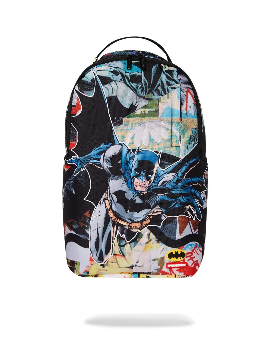 Zaino "Batman Collage Shark" Multicolor con Grafica DC Comics