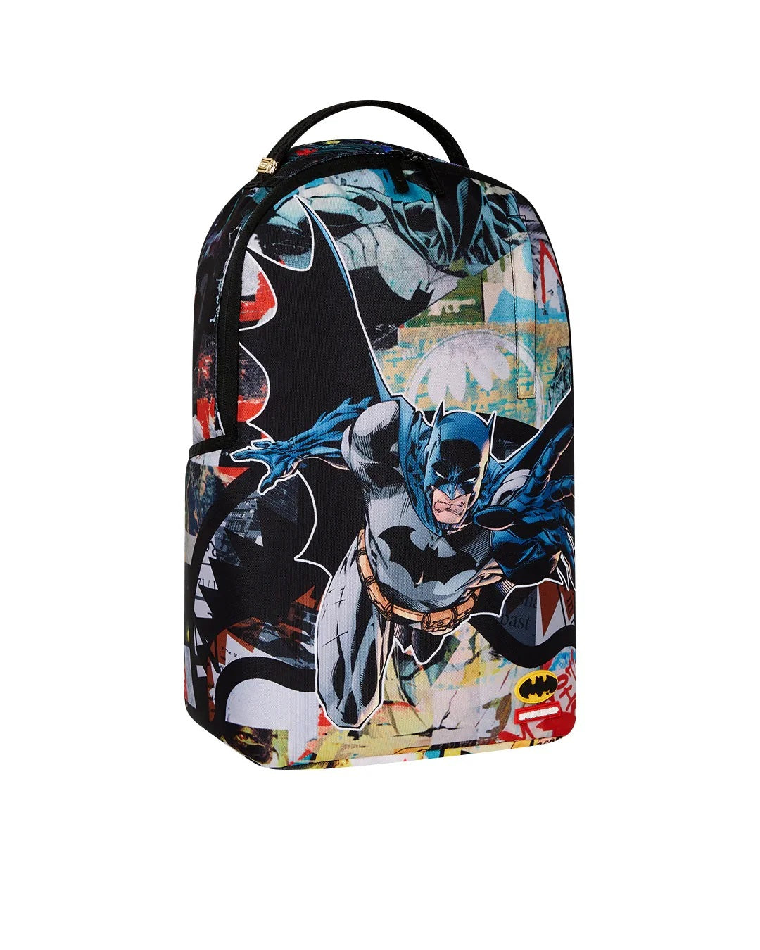 Zaino "Batman Collage Shark" Multicolor con Grafica DC Comics