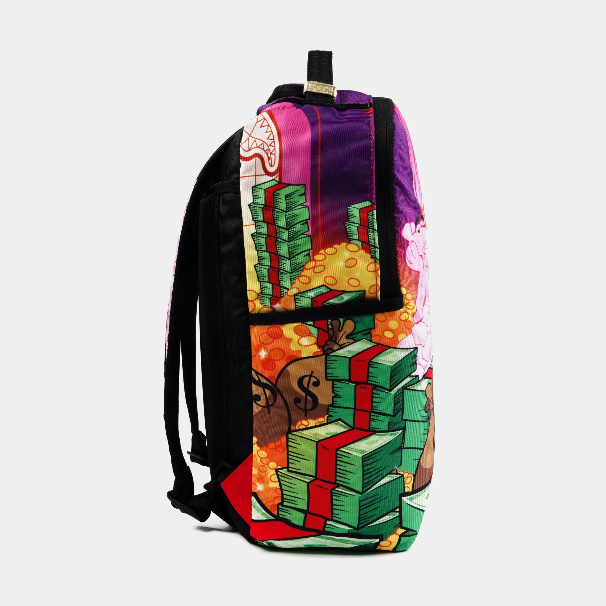 Zaino "Pink Panther Money Stash" Multicolore con Stampa Pantera Rosa