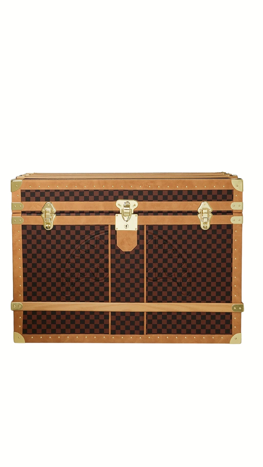 Baule da viaggio SAWTOOTH Sharks in Paris" in PVC e Legno con Ruote