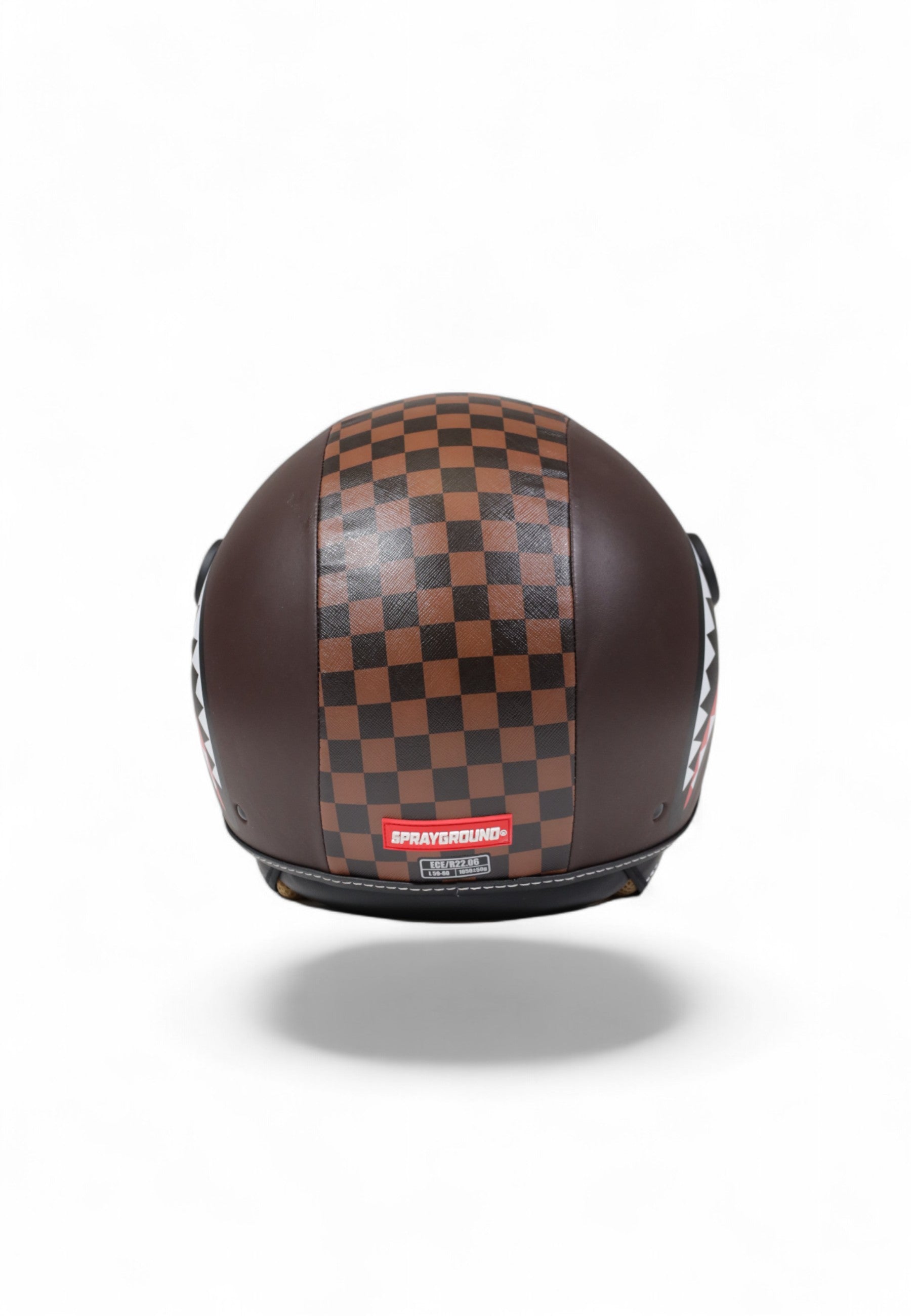 Casco "Sharks in Paris Helmet" Marrone con Grafica Shark