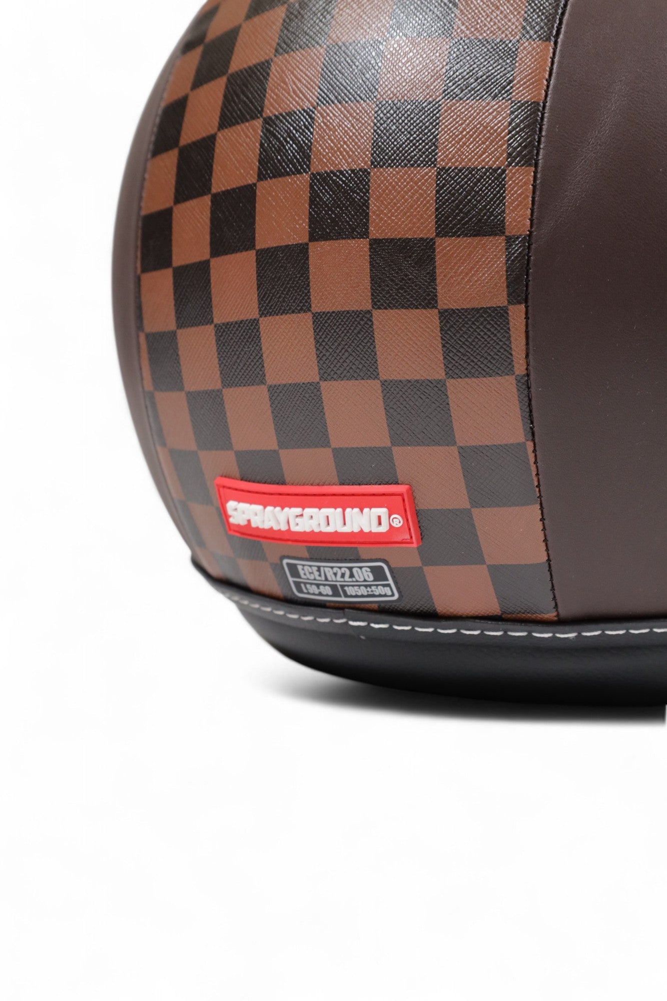 Casco "Sharks in Paris Helmet" Marrone con Grafica Shark
